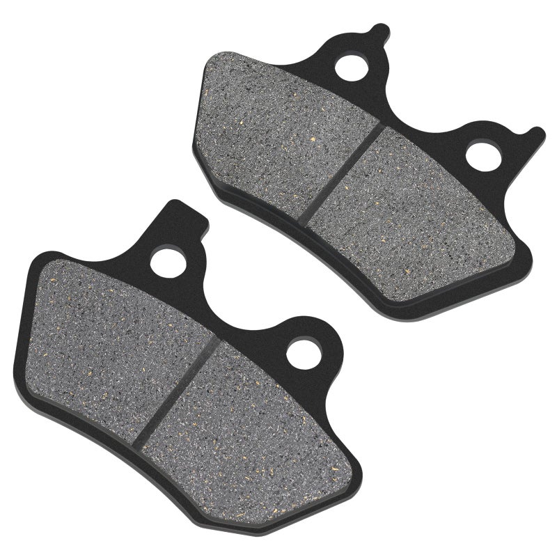 AHL Front & Rear Brake Pads Set for Harley FLHTCU-I Electra Glide Ultra Classic/FLHRCi Road King Classic/Touring FLHT 2000-2007 Dyna FXDLi Dyna Low Rider (Spoke Wheels) 2006 (Semi-metallic) - Image 3